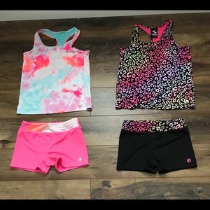 Girls 7-8 workout clothing